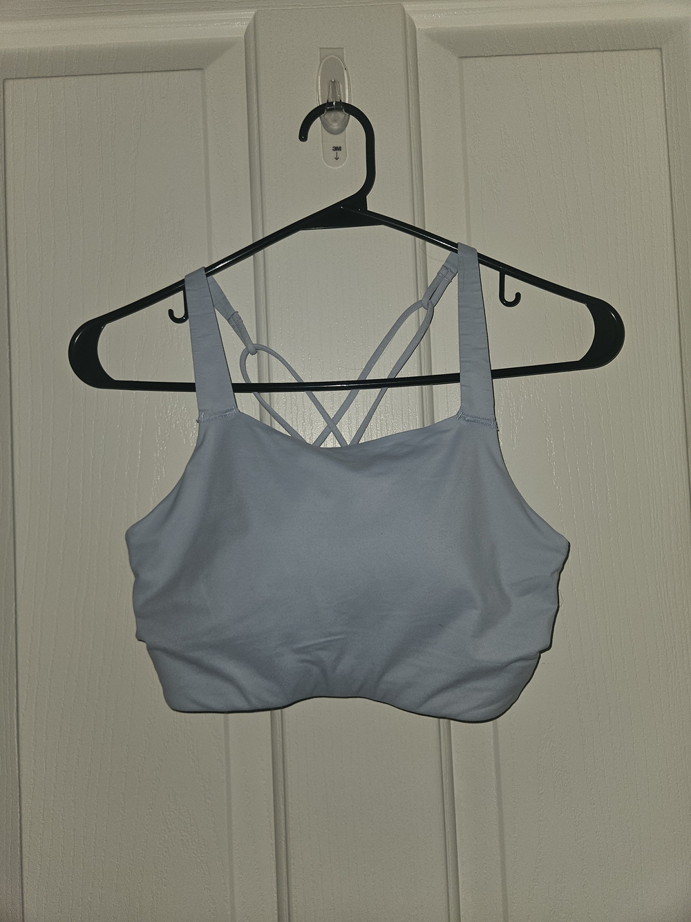 Nike Light Blue Strappy Sports Bra